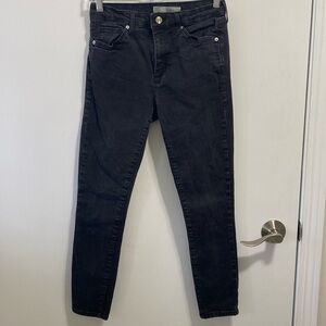 Topshop Moto Sidney Black Skinny Jeans